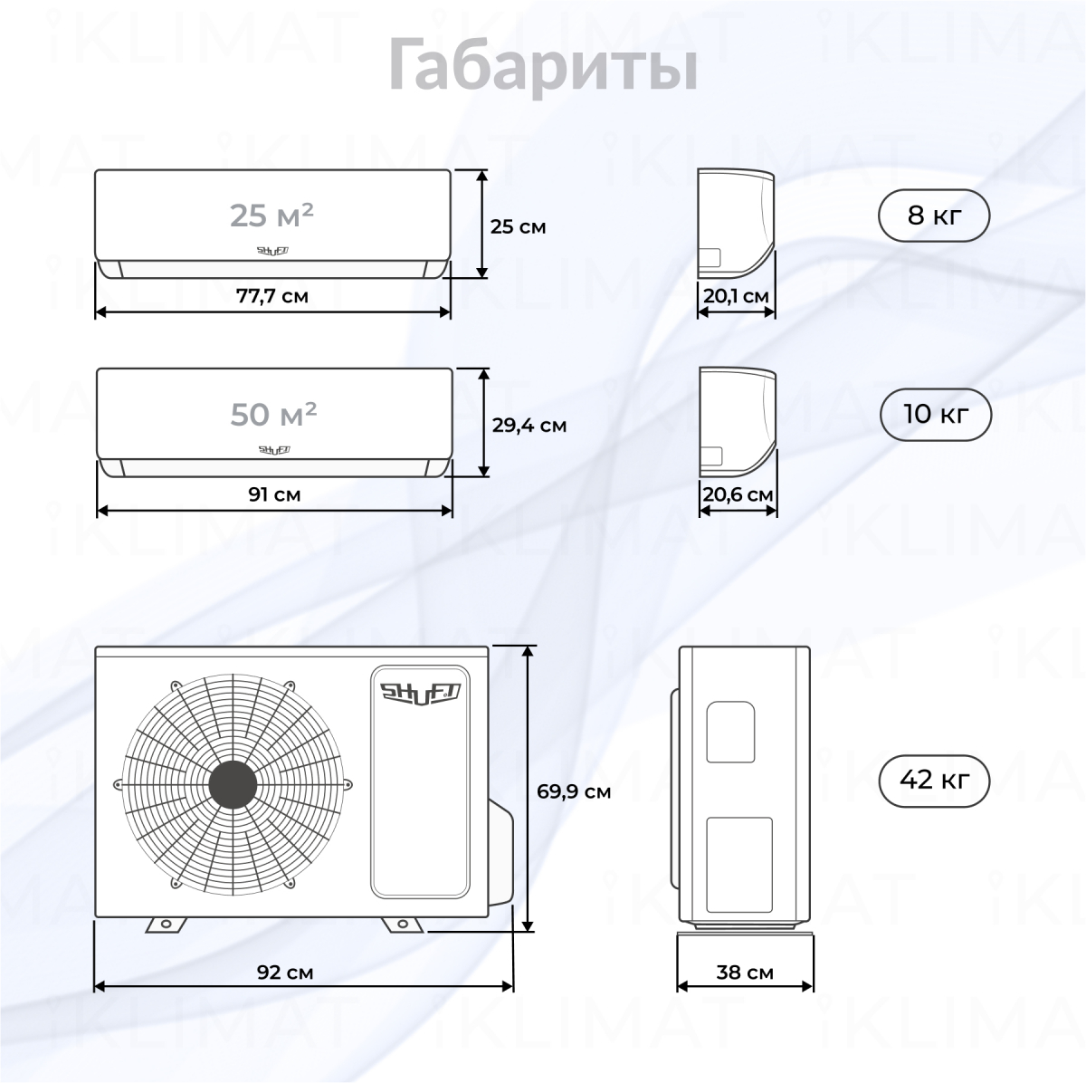 Shuft SFMO/I-21 FMI-3/N8 + SFMS/I-09 HB FMI/N8/white_WF + SFMS/I-18 HB FMI/N8/white_WF с WIFI модулем Фото №1