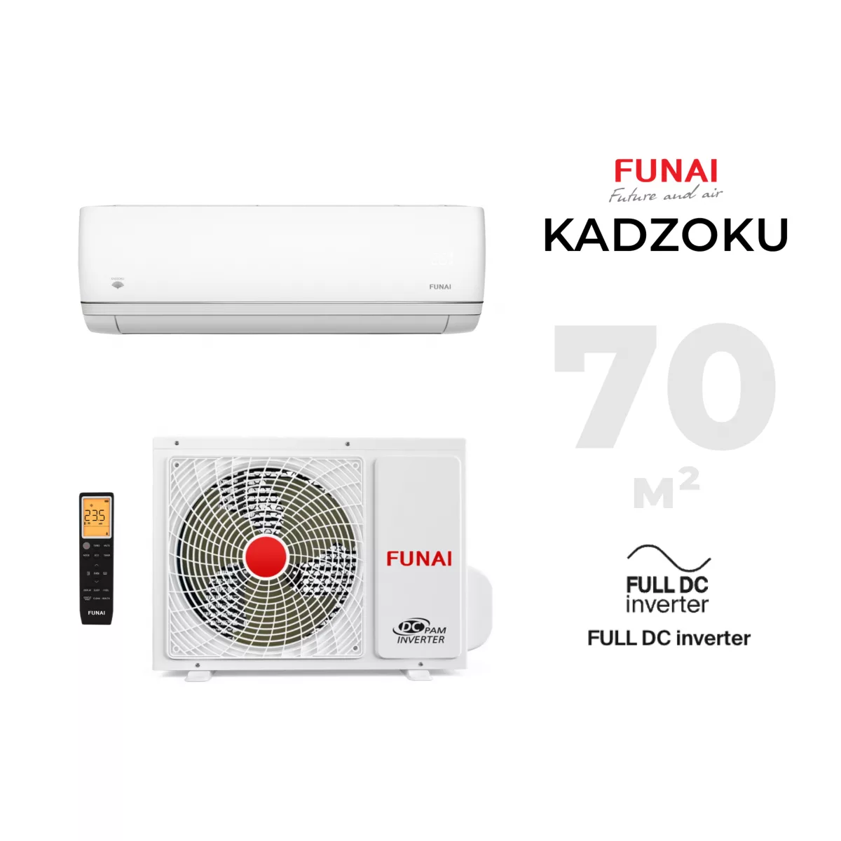 FUNAI KADZOKU Inverter RAC-I-KD70HP.D01 Фото №0