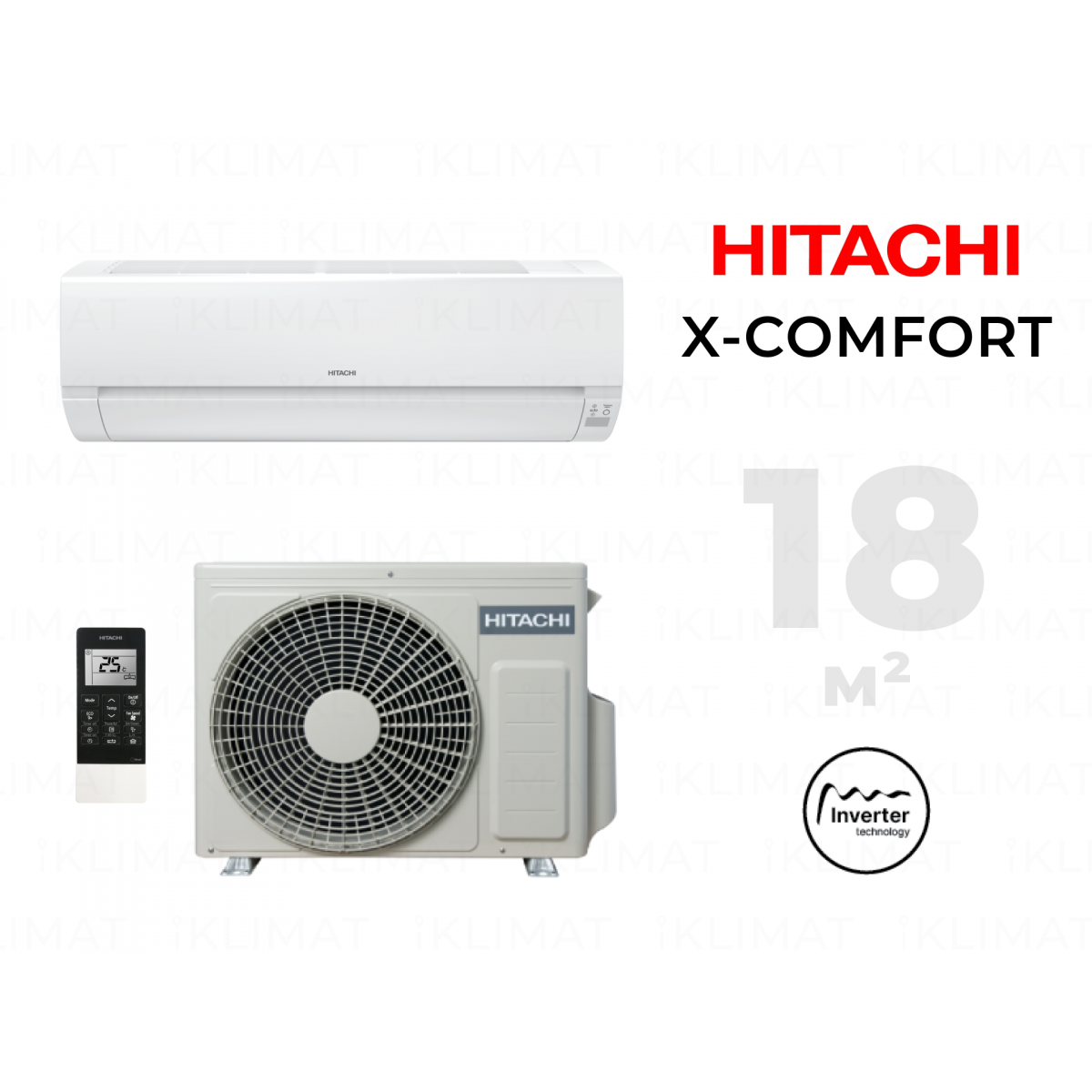 Hitachi X-COMFORT RAK-18REF/RAC-18WEF Фото №0