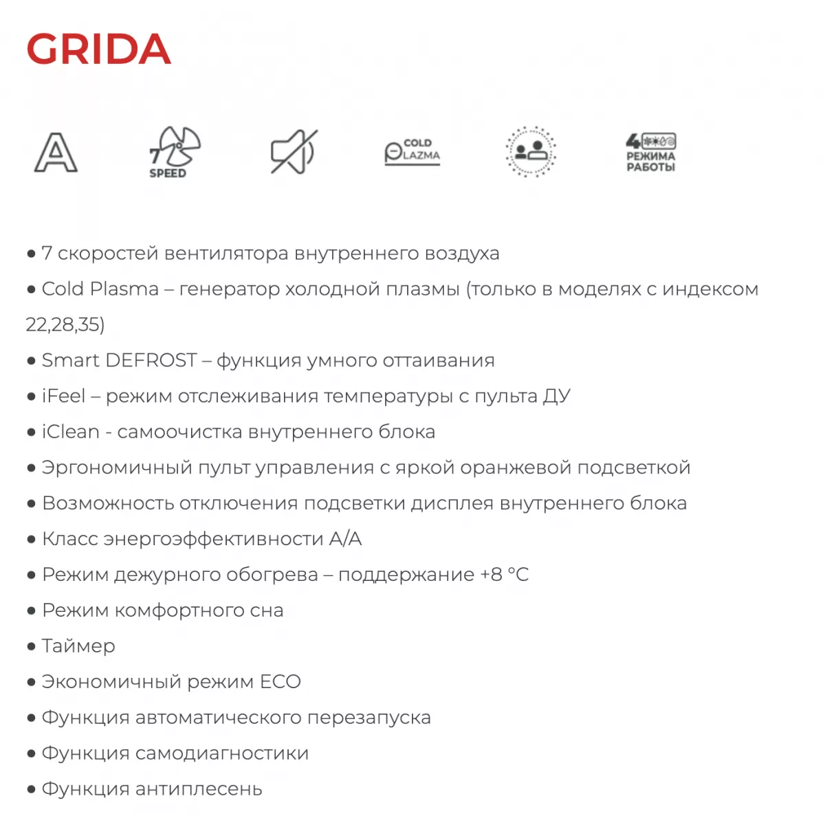 ROYAL CLIMA GRIDA RC-GR22HN Фото №6