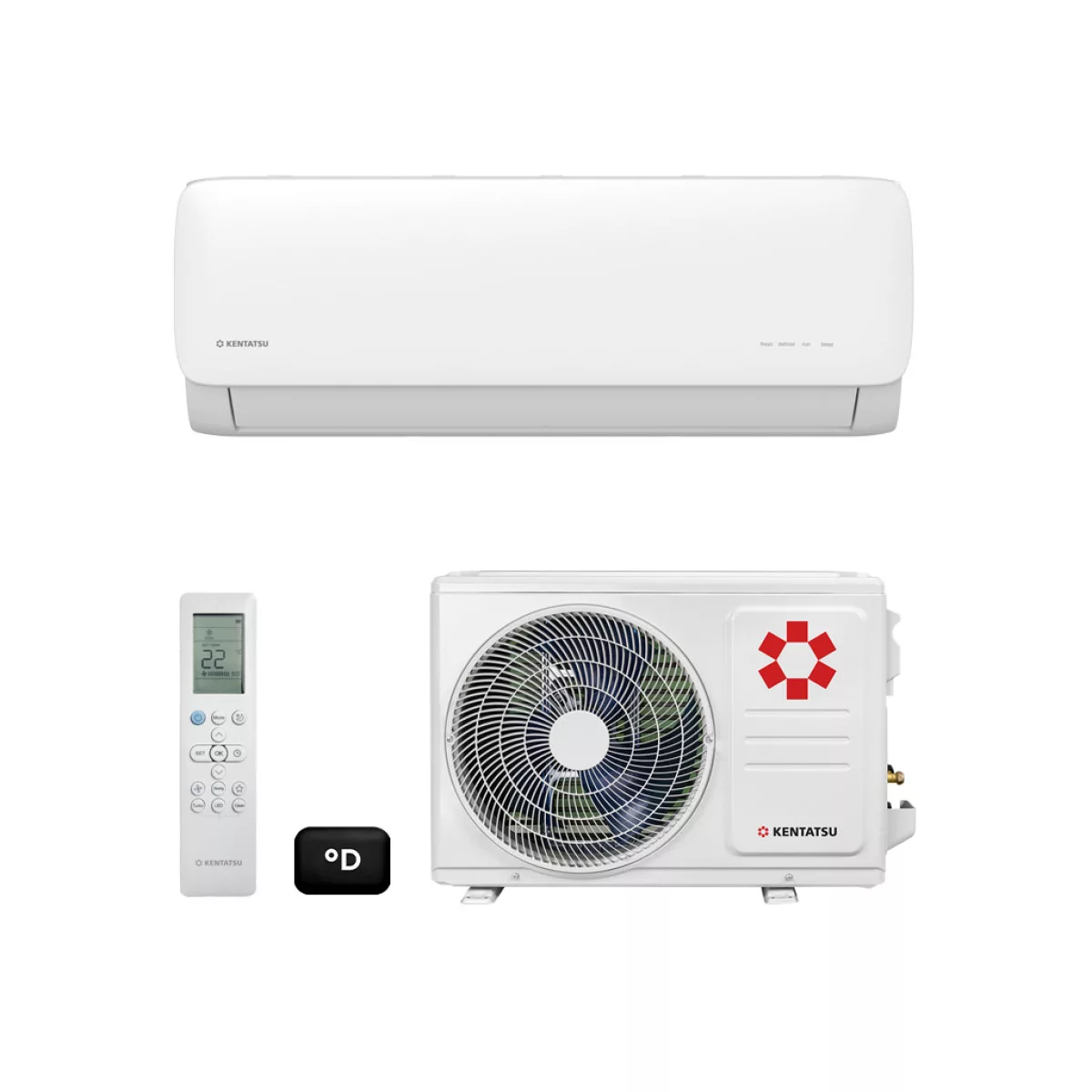 Kentatsu Kanami Inverter Wi-Fi KSGAB26HZRN1W/KSRAB26HZRN1 Фото №2