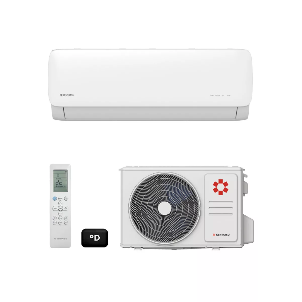 Kentatsu Kanami Inverter Wi-Fi KSGAA35HZRN1W/KSRAA35HZRN1 Фото №2