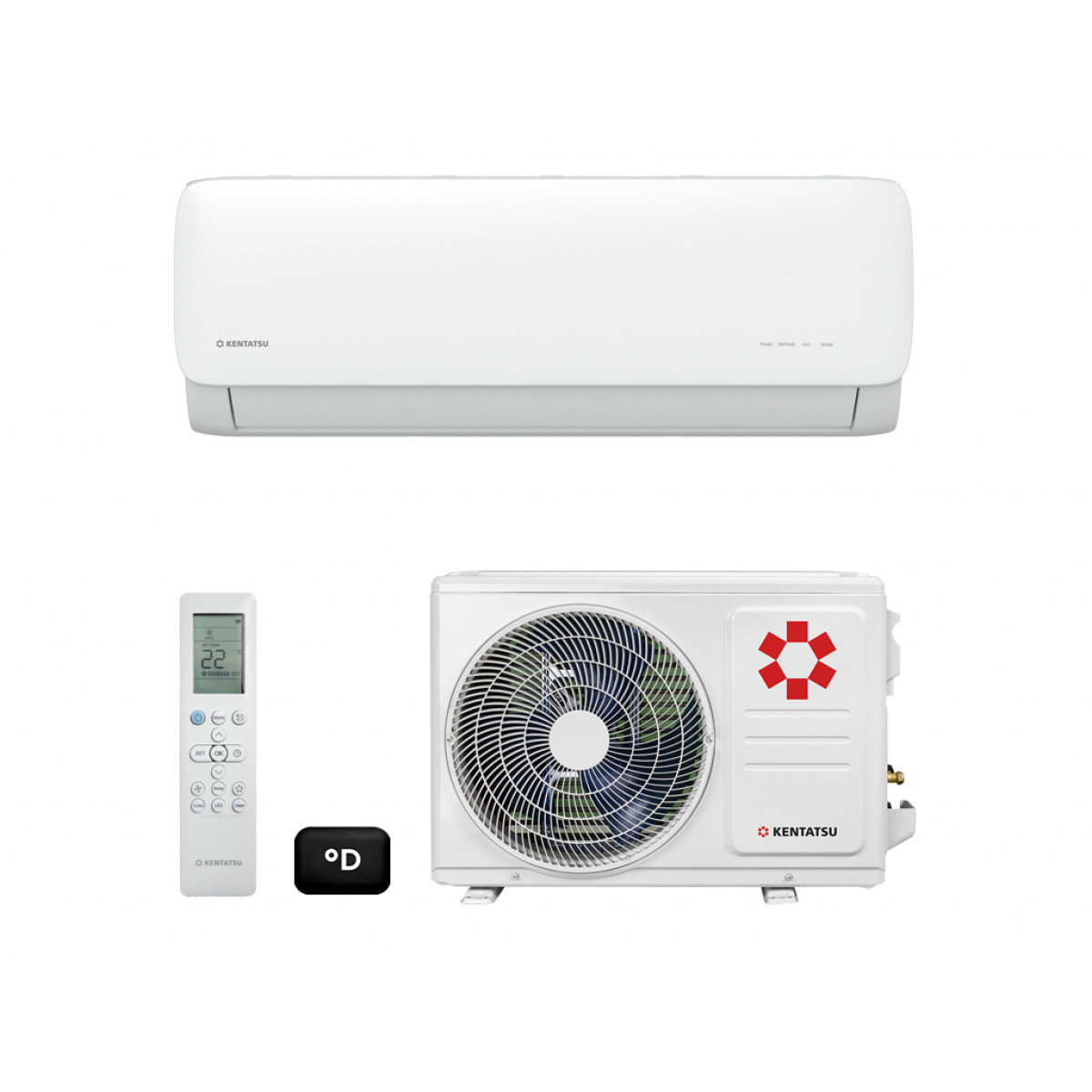 Kentatsu Kanami Inverter Wi-Fi KSGAB21HZRN1W/KSRAB21HZRN1/-40 Фото №2