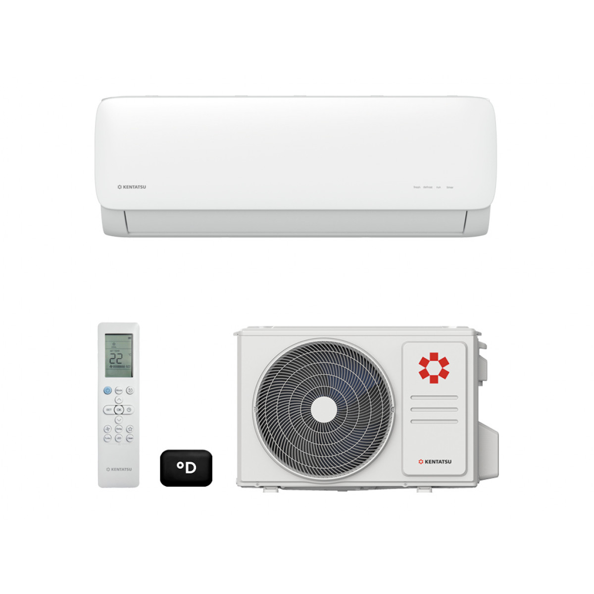 Kentatsu Kanami Inverter Wi-Fi KSGAA35HZRN1W/KSRAA35HZRN1/-40 Фото №2