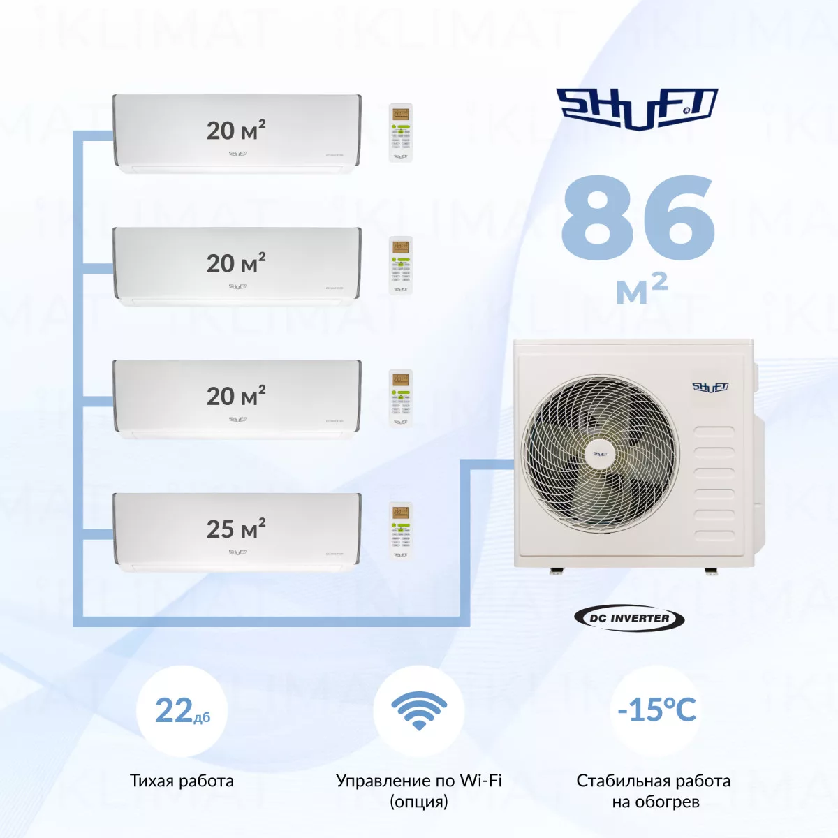 Shuft SFMO/I-32 FMI-4/N8 + 3*SFMS/I-07 HB FMI/N8/in/white_WF + SFMS/I-09 HB FMI/N8/in/white_WF Фото №0