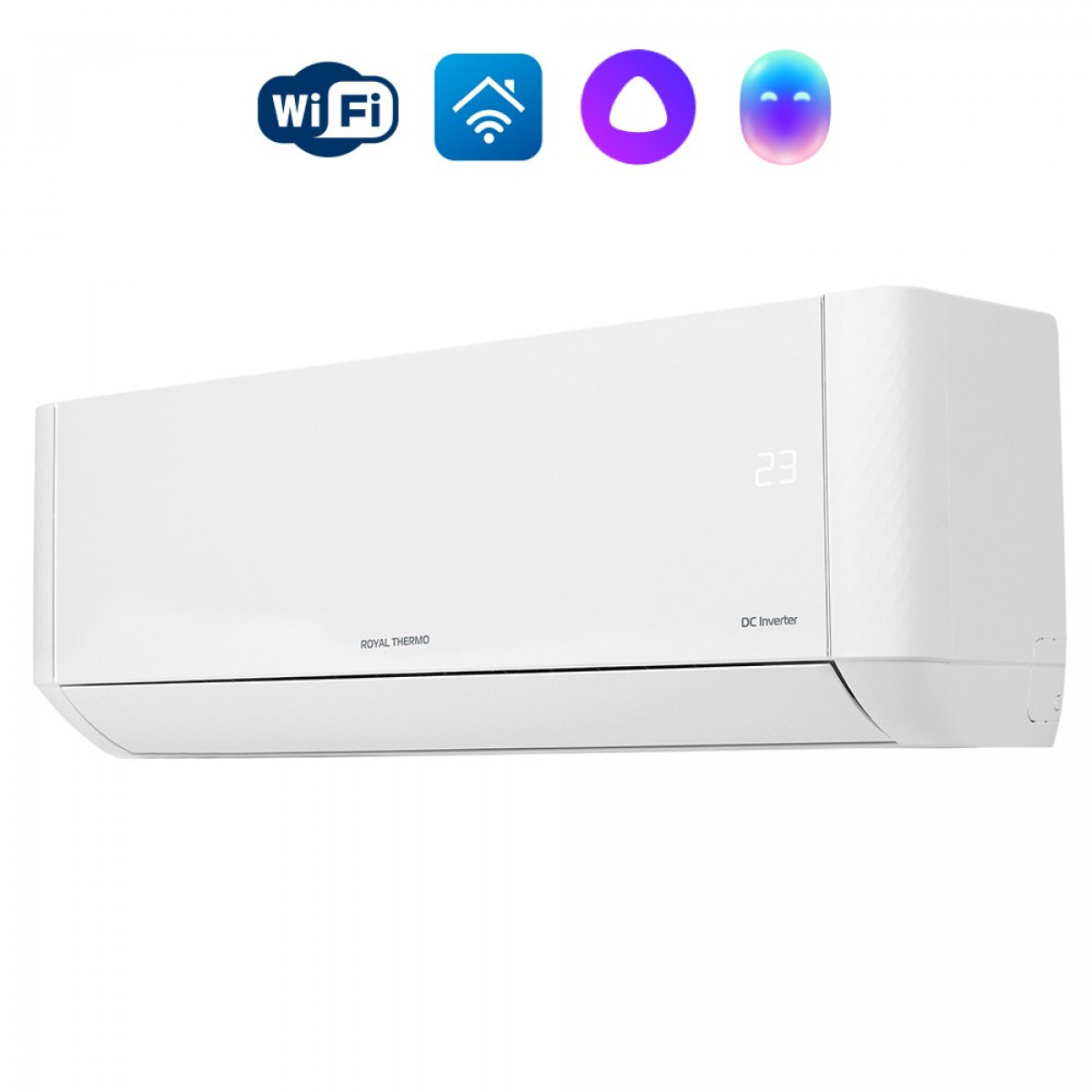 Сплит-система инверторного типа Royal Thermo Barocco DC RTBI-24HN8/white комплект Фото №3