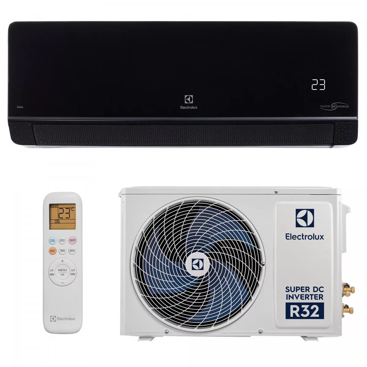 Сплит-система инверторного типа Electrolux Onix Super DC EACS/I-18HIX-BLACK/N8 комплект Фото №2