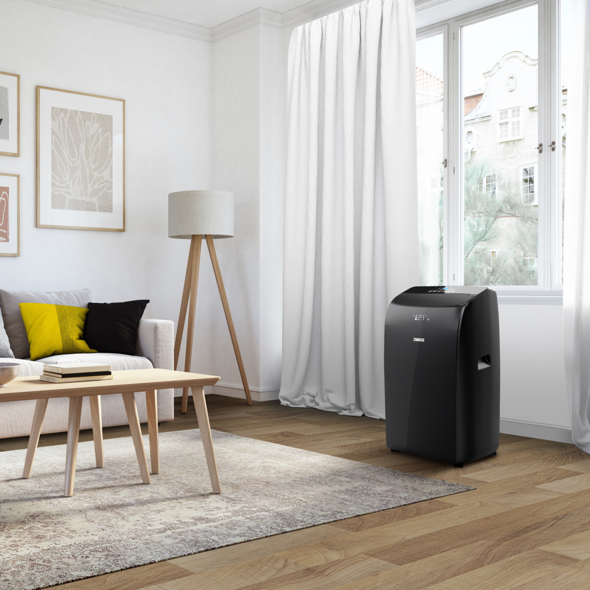 Кондиционер мобильный Zanussi ZACM-12 NYK/N1 Black Фото №6
