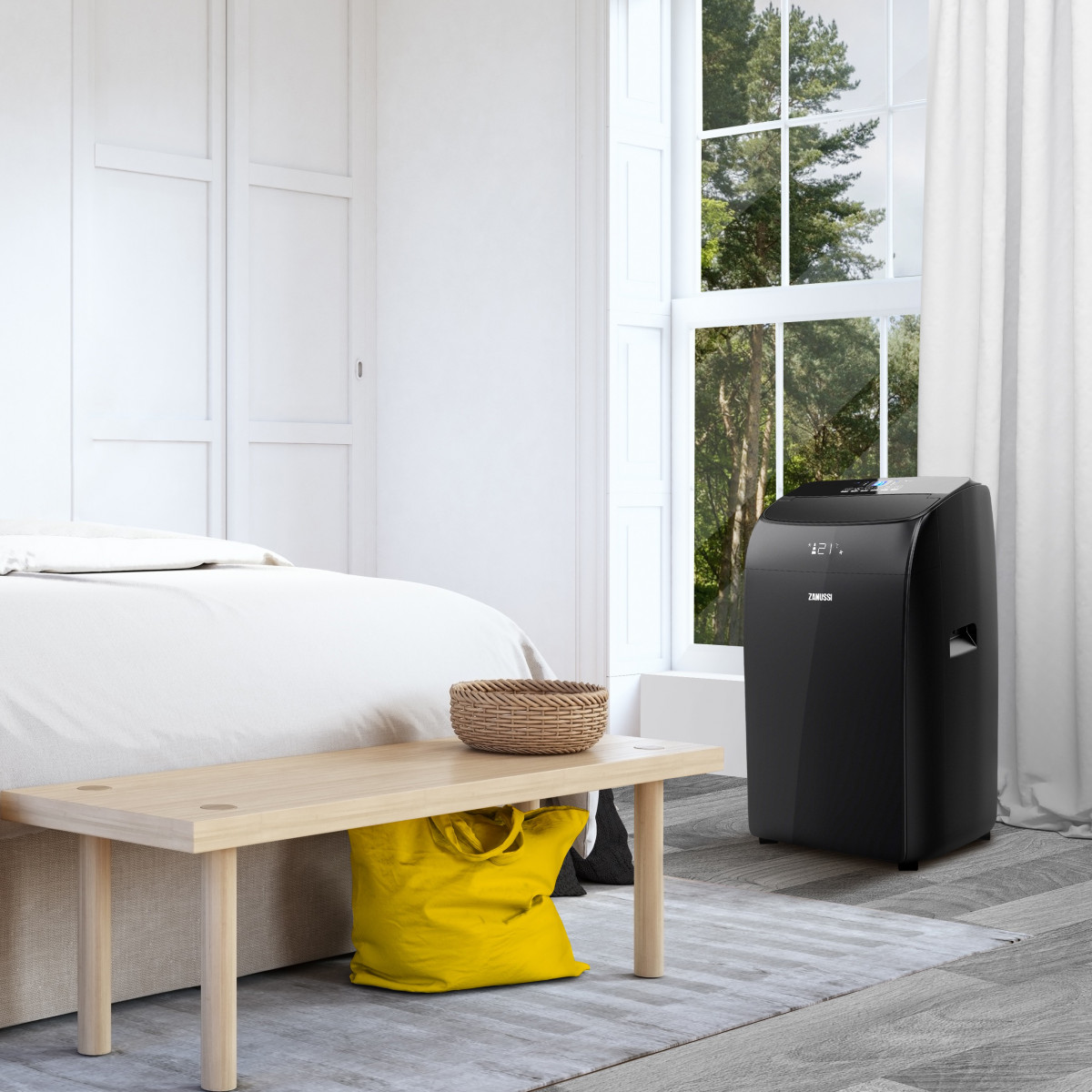 Кондиционер мобильный Zanussi ZACM-12 NYK/N1 Black Фото №7