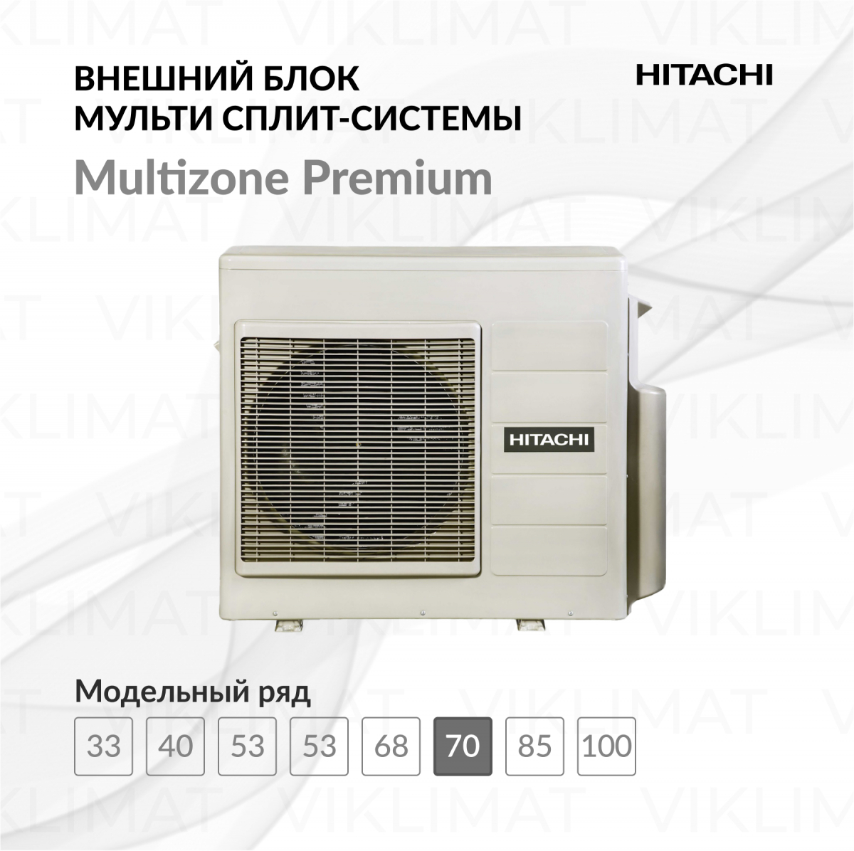 HITACHI Multizone Premium RAM-70NP4E Фото №0