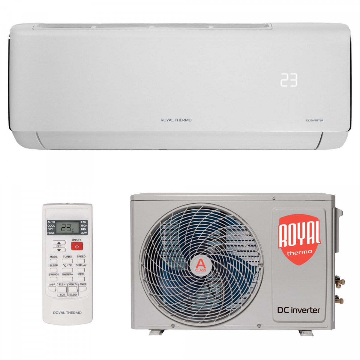 Сплит-система инверторного типа Royal Thermo Milano DC RTMI-07HN1 комплект Фото №7