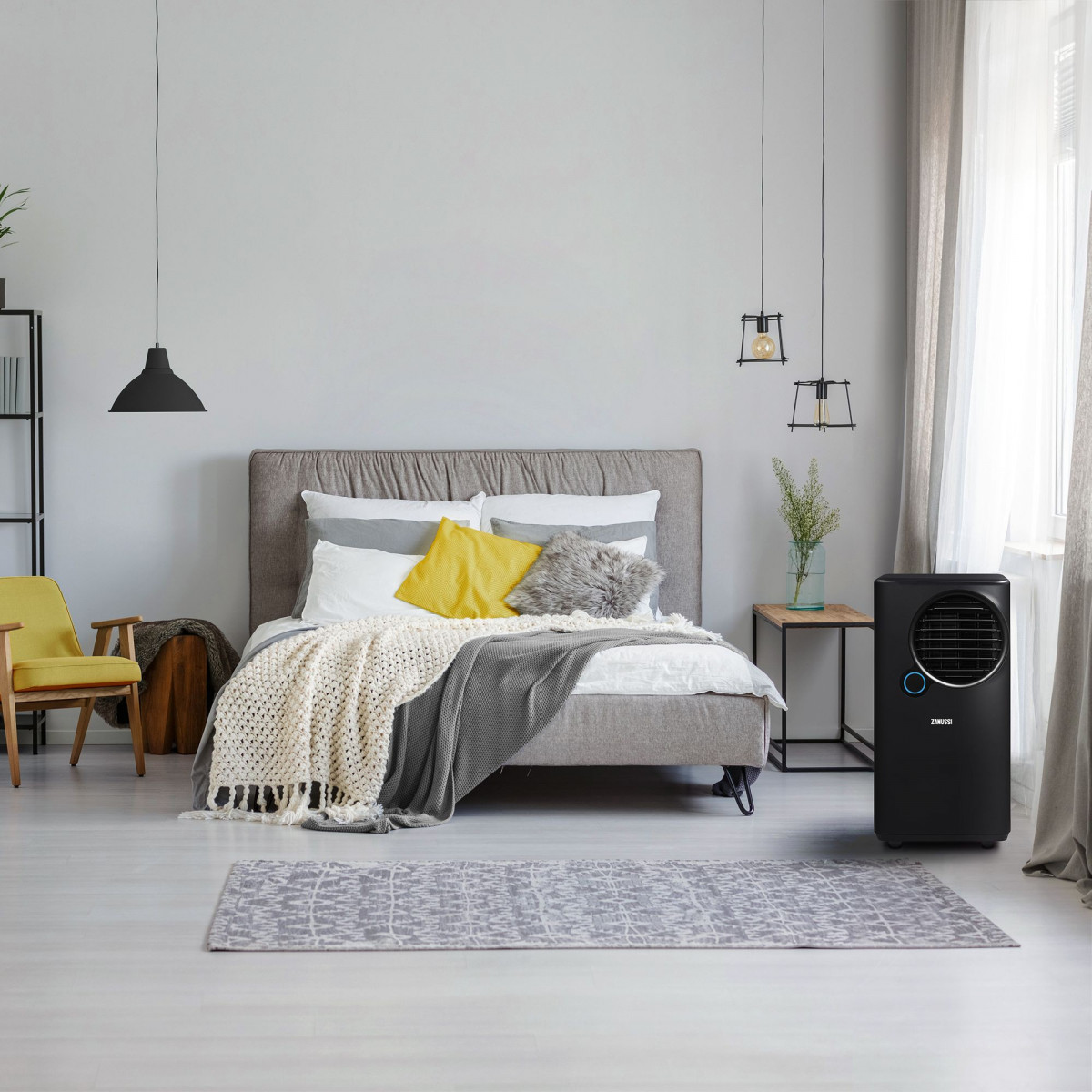 Кондиционер мобильный Zanussi ZACM-07 UPB/N6 Black Фото №11