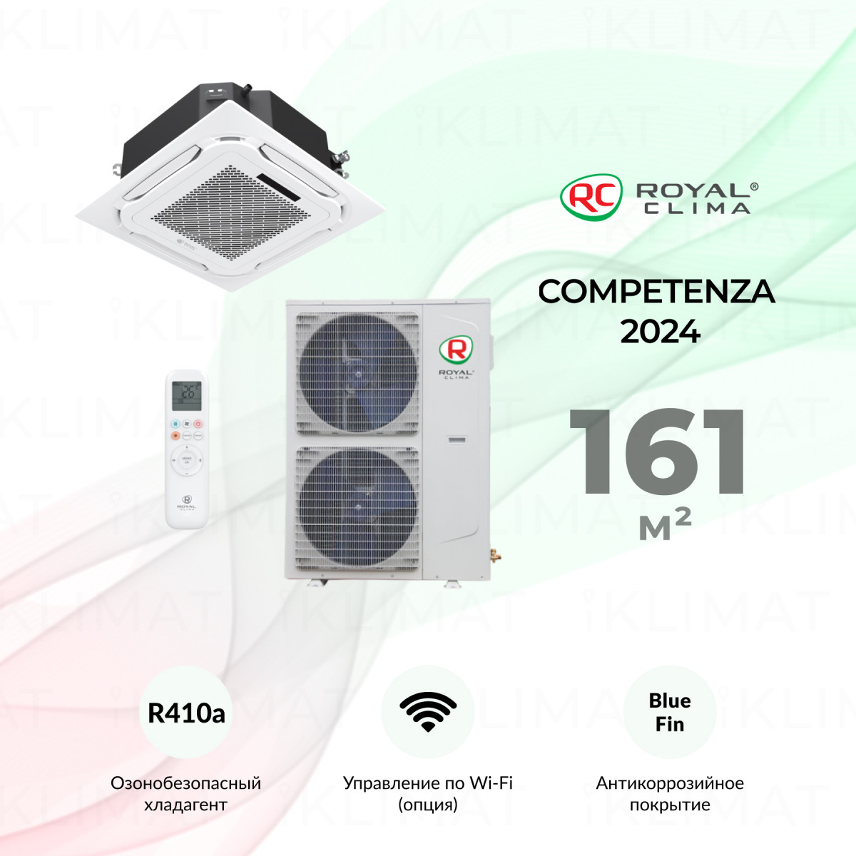 ROYAL CLIMA COMPETENZA CO-4C 60HNXA/CO-4C/pan 8D2/CO-E 60HNXA Фото №0