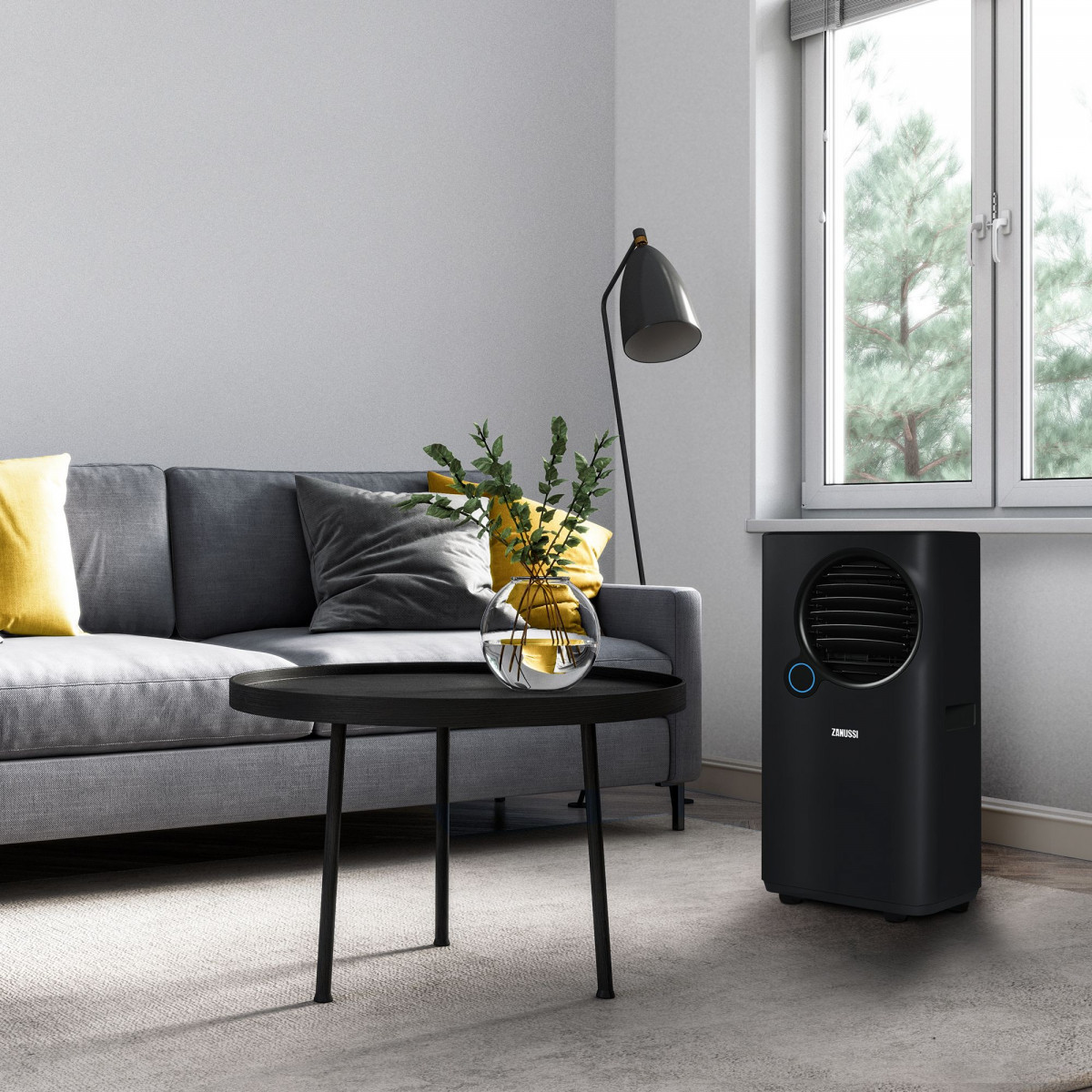 Кондиционер мобильный Zanussi ZACM-07 UPB/N6 Black Фото №10