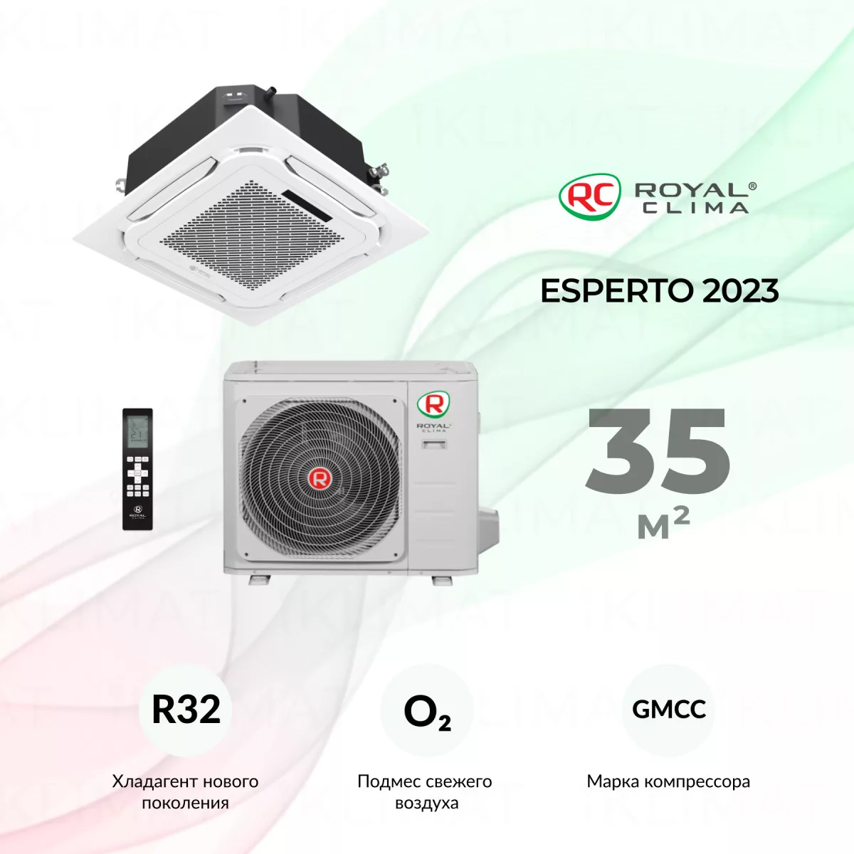 ROYAL CLIMA ESPERTO ES-C 12HRI/ES-C pan/1X/ES-E 12HXI Фото №0