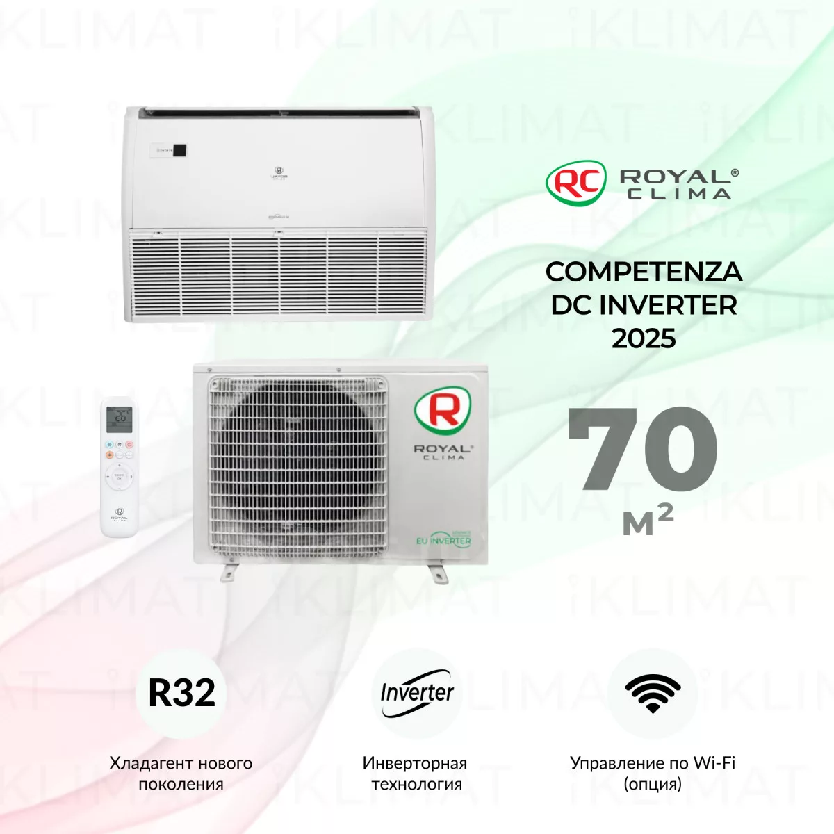 ROYAL CLIMA COMPETENZA DC Inverter CO-F 24HNDI/CO-E 24HNDI Фото №0