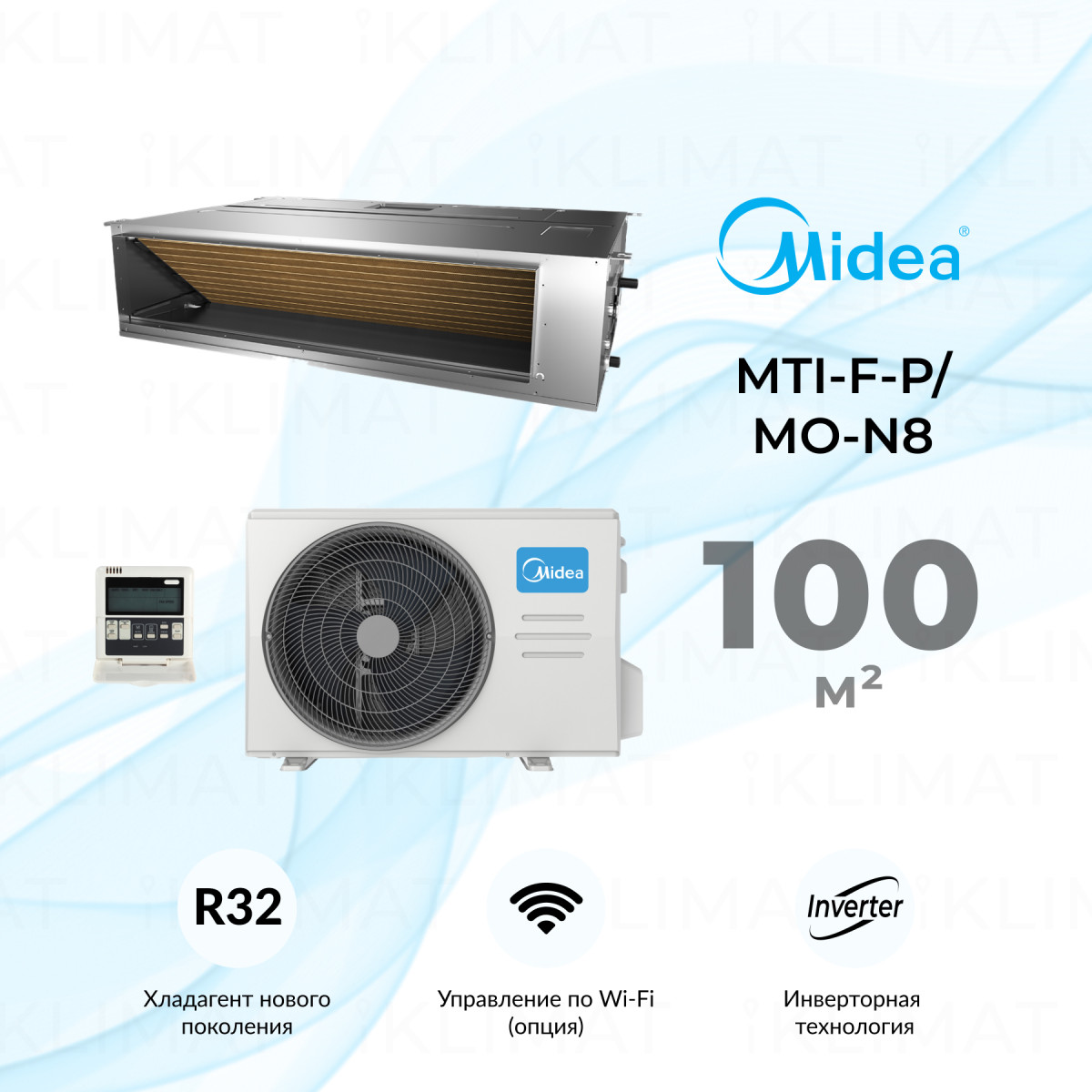 Midea MTI-F-P/MO-N8 MTI-36HWFNXP(GA)/MOD30U-36HFN8-R(GA) Фото №0