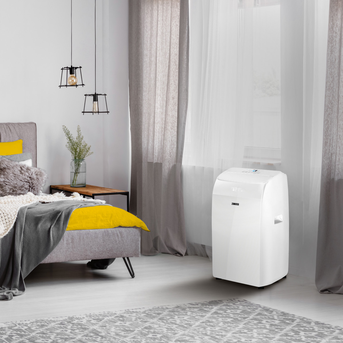 Кондиционер мобильный Zanussi ZACM-09 NY/N1 White Фото №6