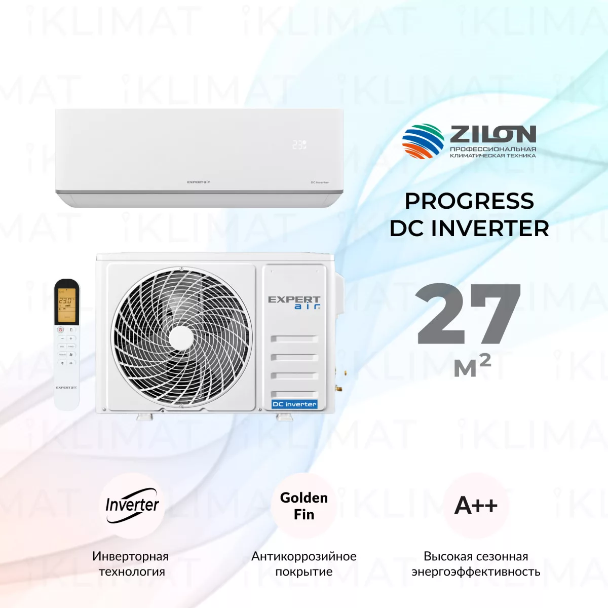 EXPERTAIR by ZILON PROGRESS DC Inverter ZAC-I/PG09NPZ Фото №0