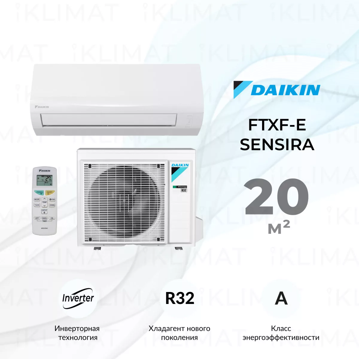 Daikin FTXF-E Sensira FTXF20E/RXF20E Фото №0