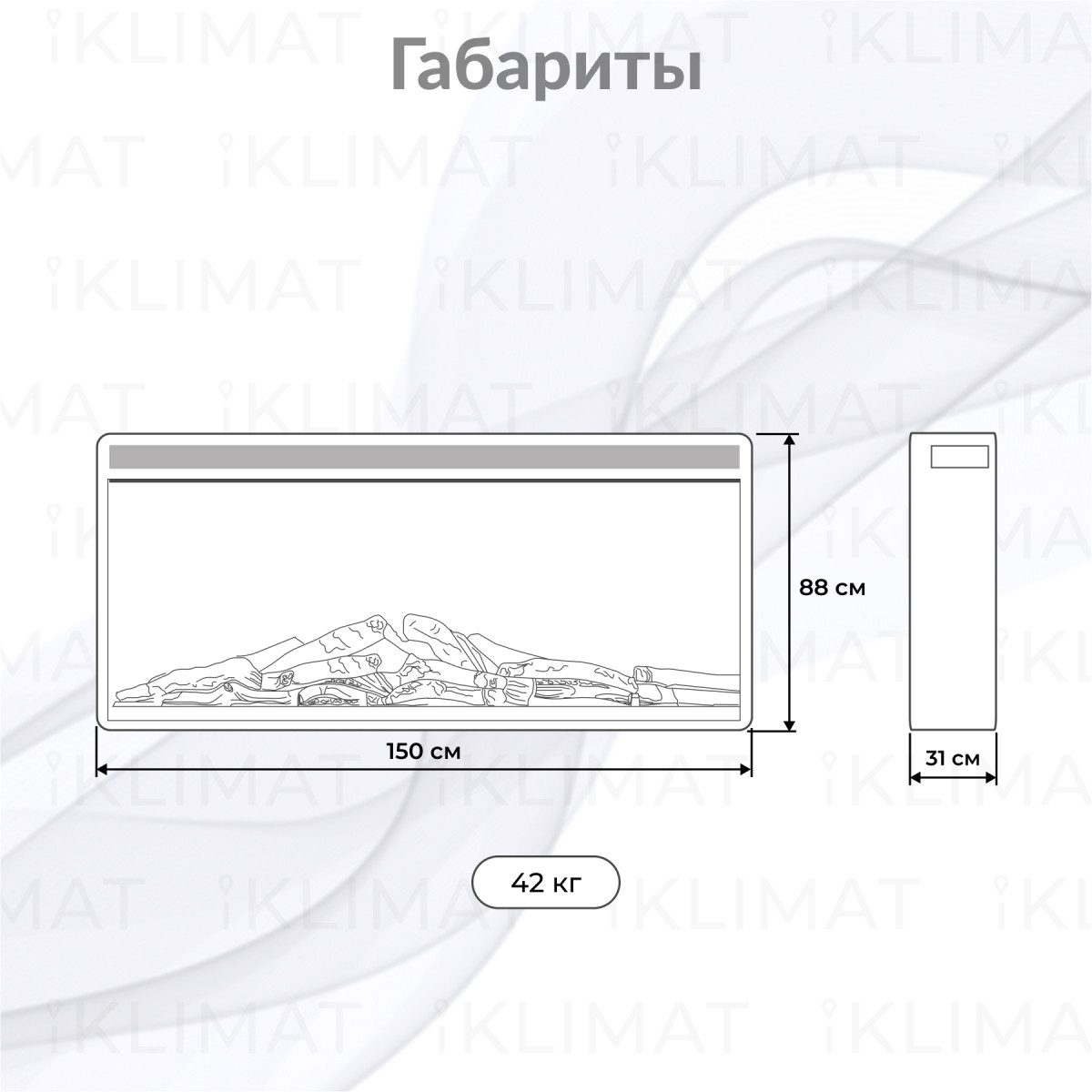 Electrolux Линейные каминокомплекты set EFP/P-3620LS+California 36 G Фото №1