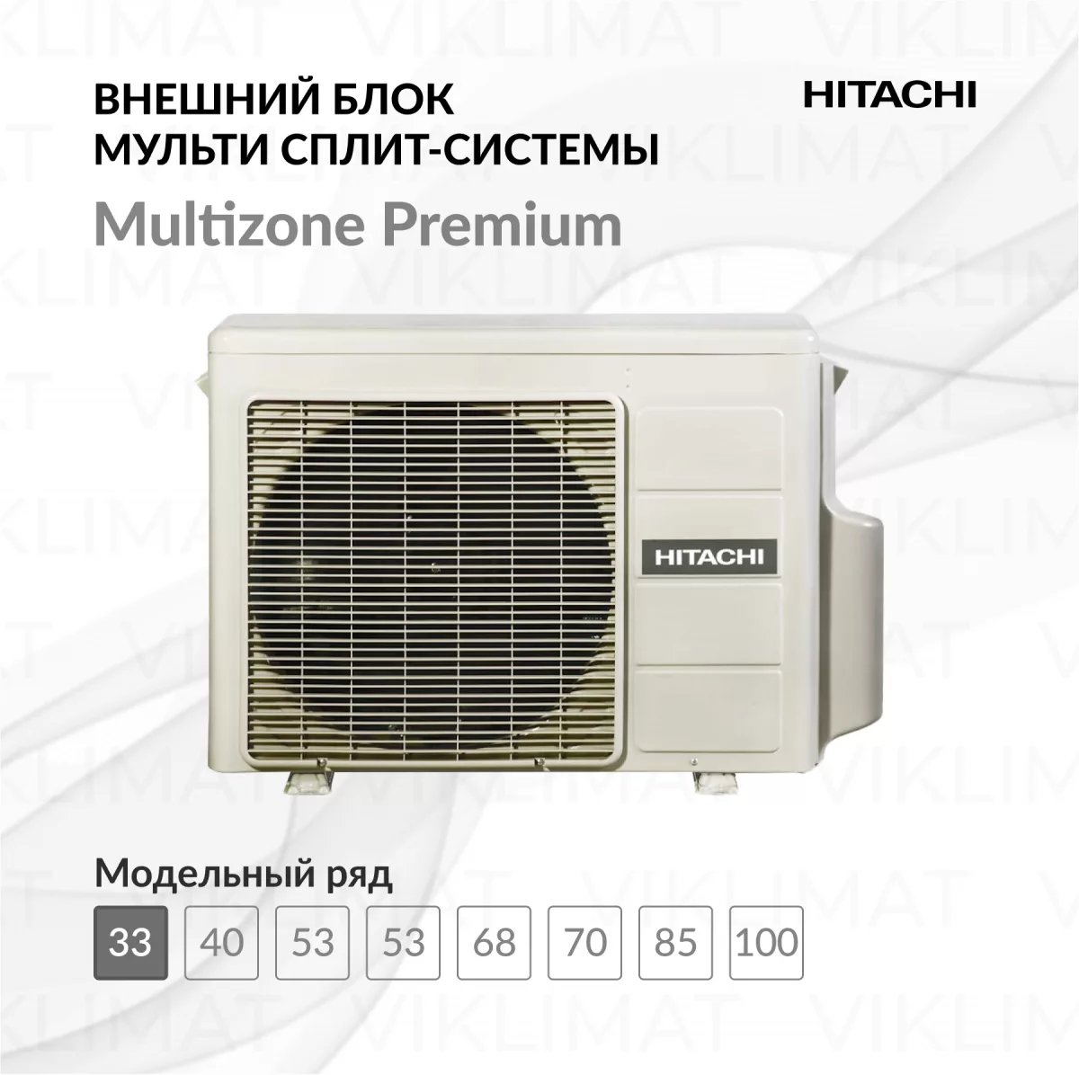 HITACHI Multizone Premium RAM-33NP2E Фото №0