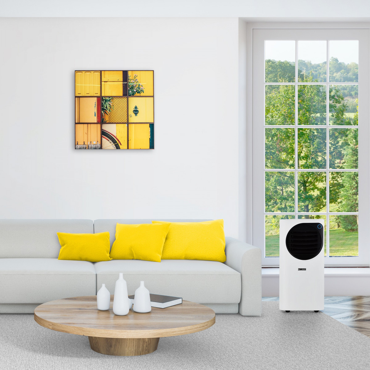 Кондиционер мобильный Zanussi ZACM-10 UPW/N6 White Фото №9
