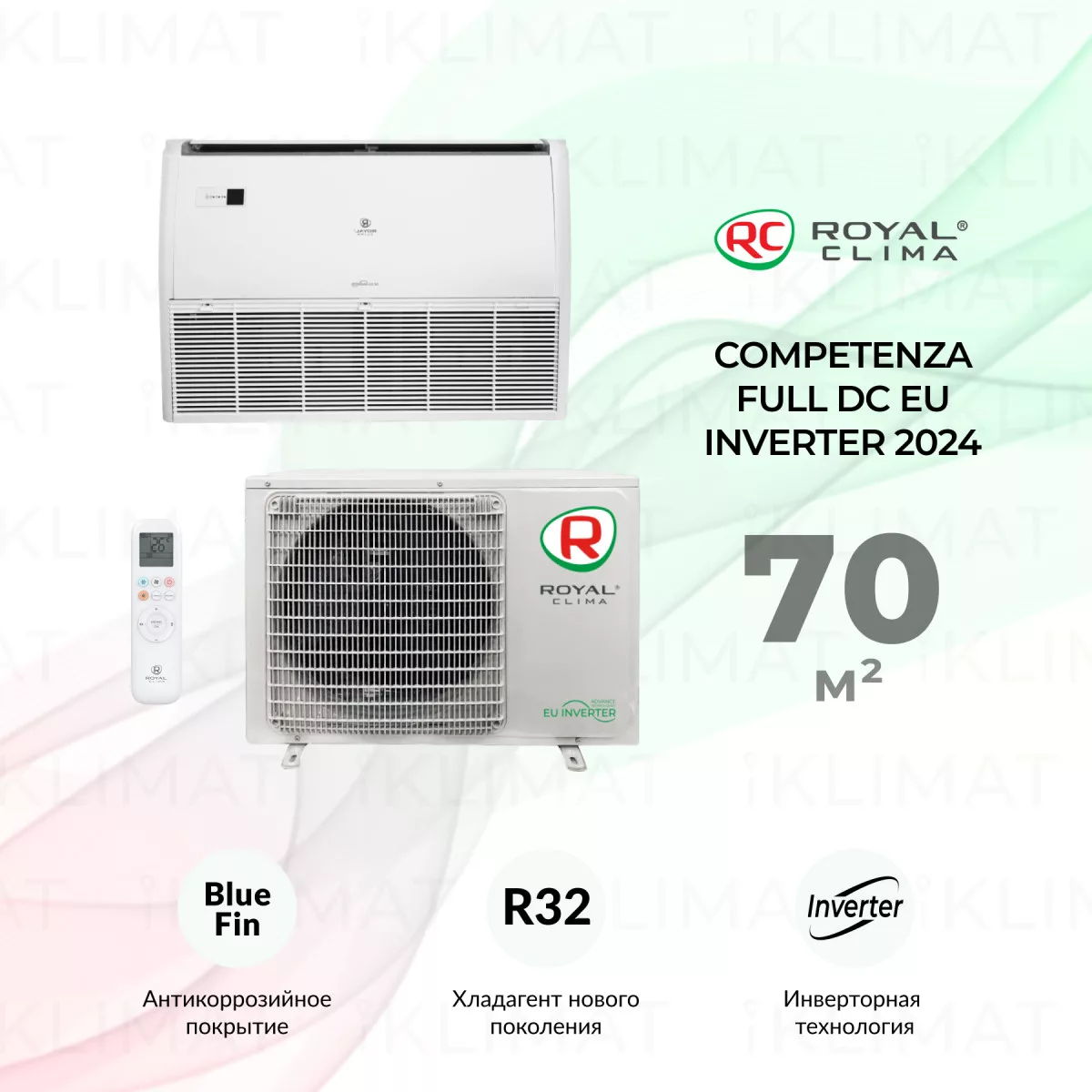 ROYAL CLIMA COMPETENZA FULL DC EU Inverter CO-F 24HNBI/CO-E 24HNBI Фото №0