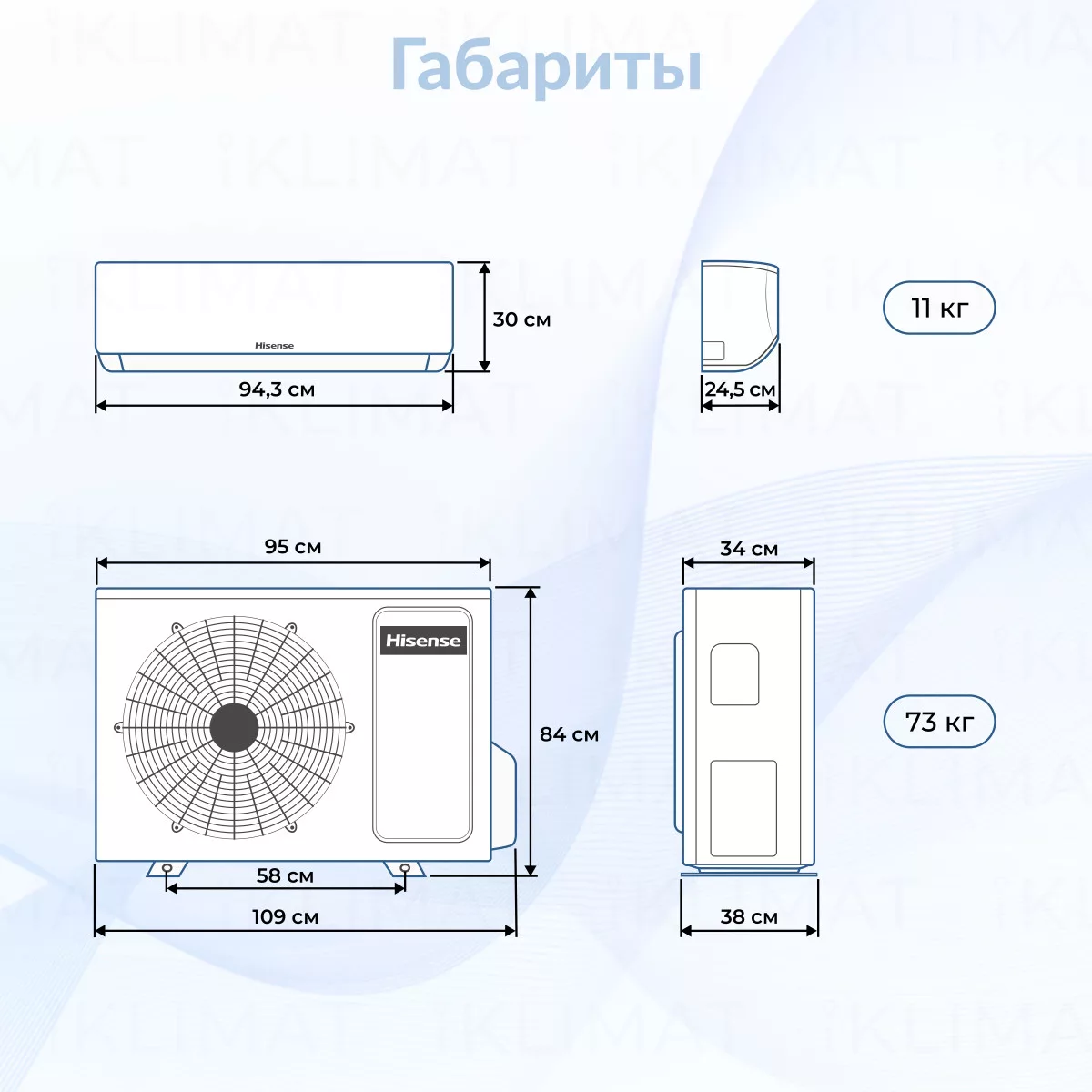 Hisense AMW4-36U4RAA + 2*AMS-18UW4RXSKB01 Фото №1