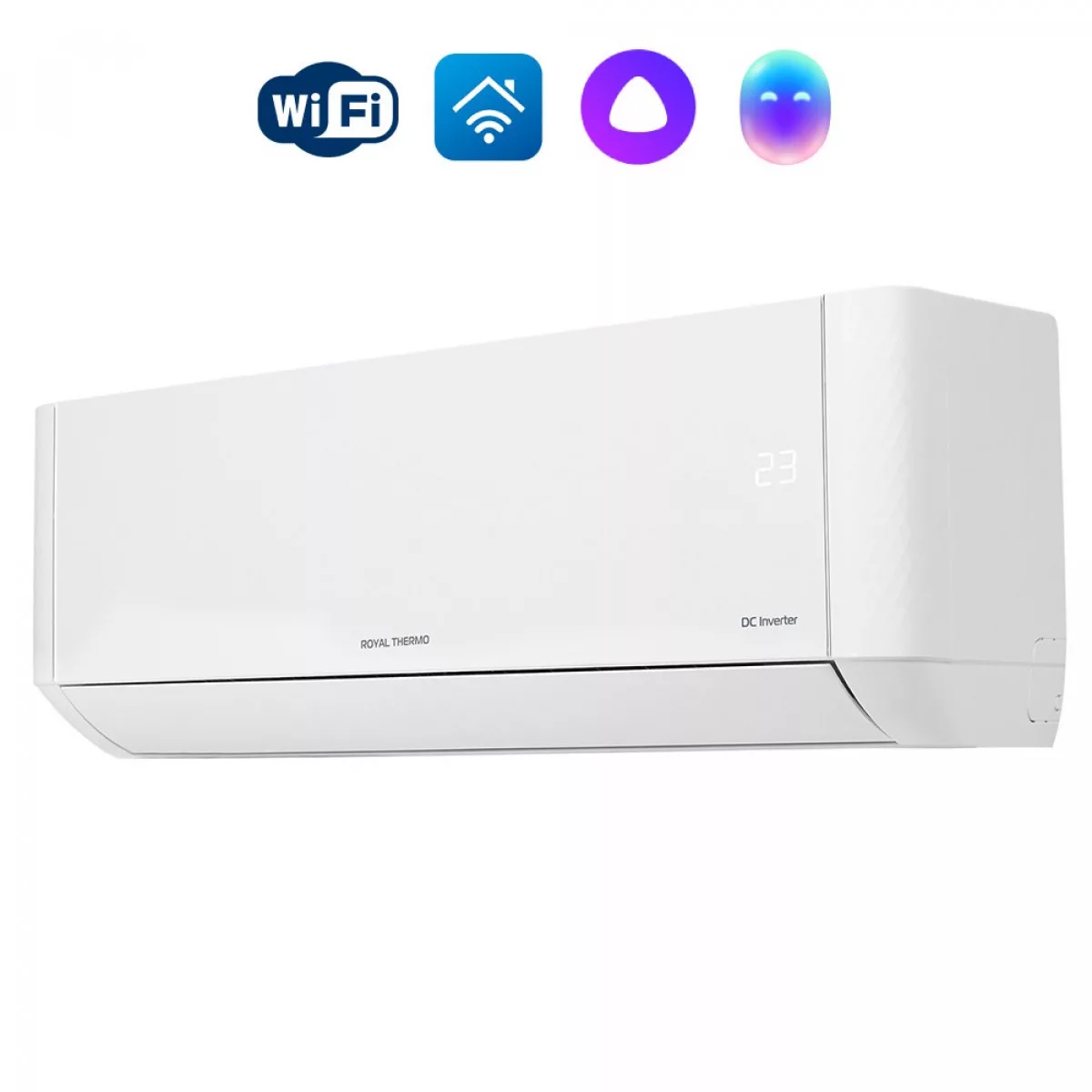 Сплит-система инверторного типа Royal Thermo Barocco DC RTBI-24HN8_V2/white комплект Фото №4