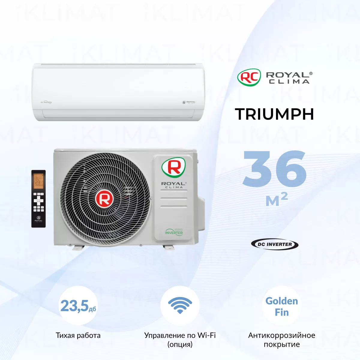 ROYAL CLIMA TRIUMPH Inverter RCI-TWC35HN Фото №0