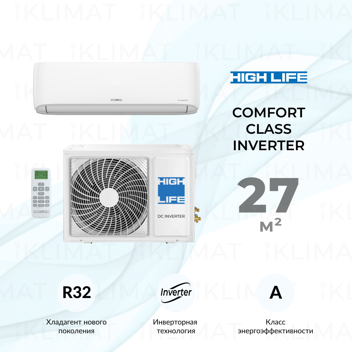 HIGH LIFE COMFORT CLASS Inverter ACHL-09CC-I-CHDV02S Фото №0