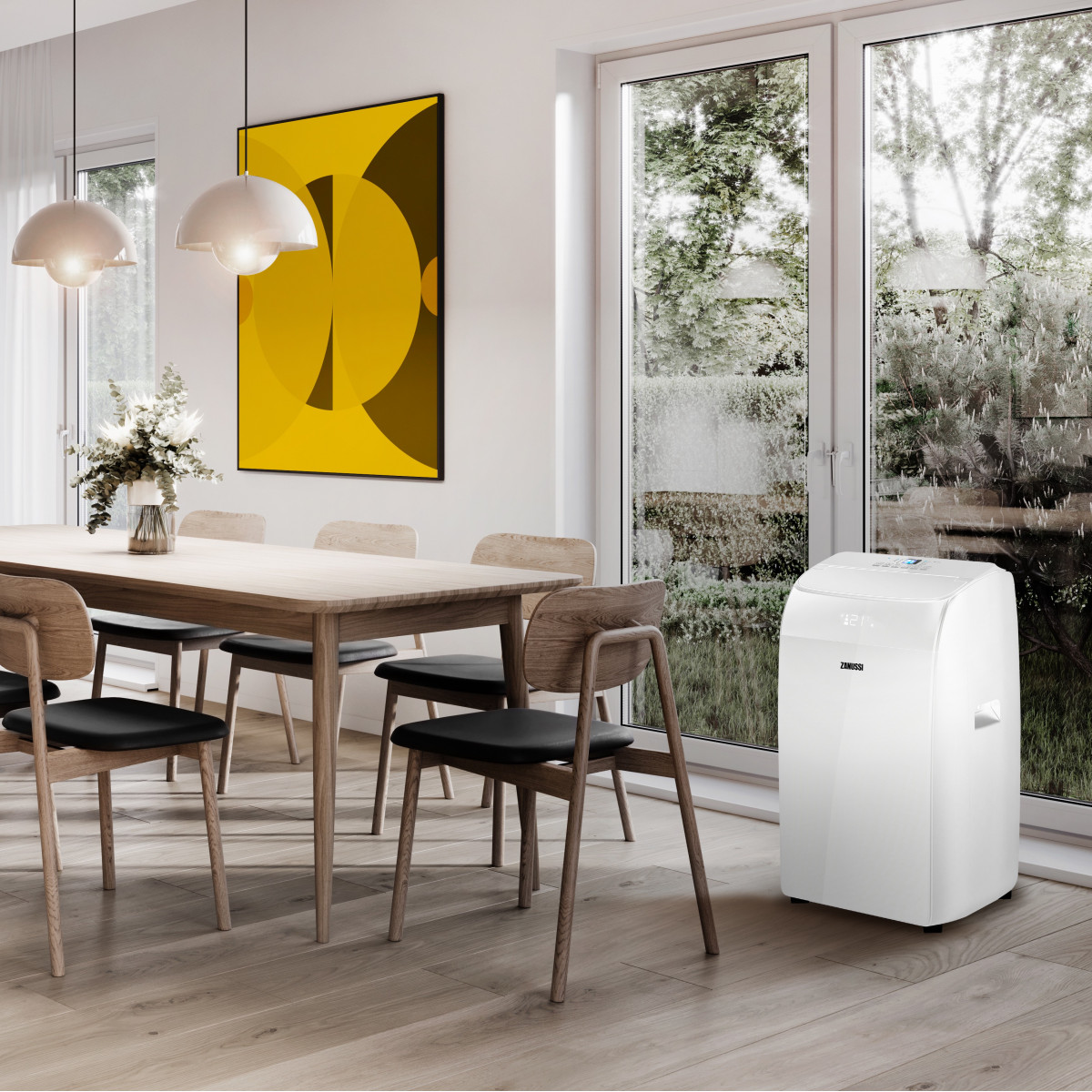 Кондиционер мобильный Zanussi ZACM-09 NY/N1 White Фото №4