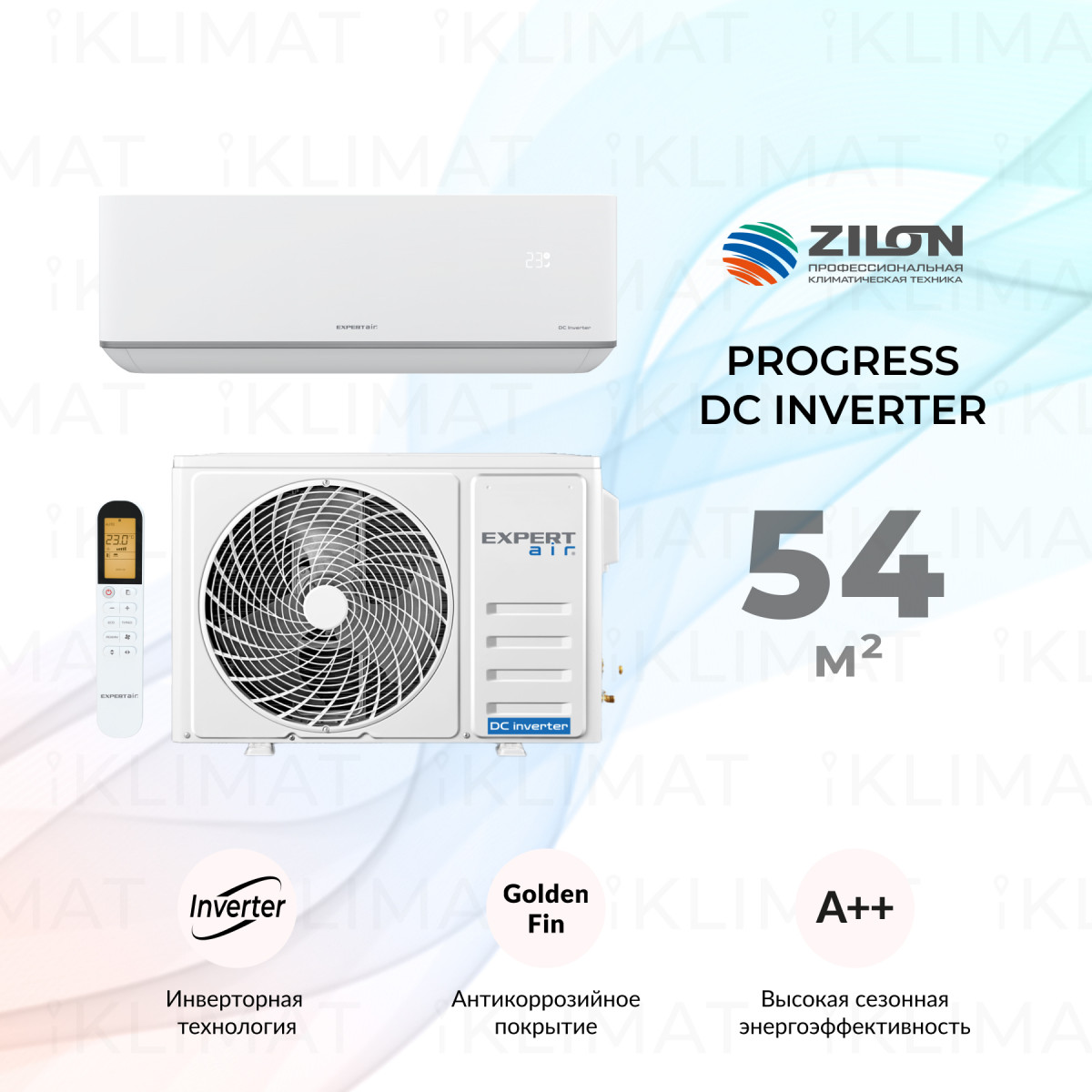 EXPERTAIR by ZILON PROGRESS DC Inverter ZAC-I/PG18NPZ Фото №0