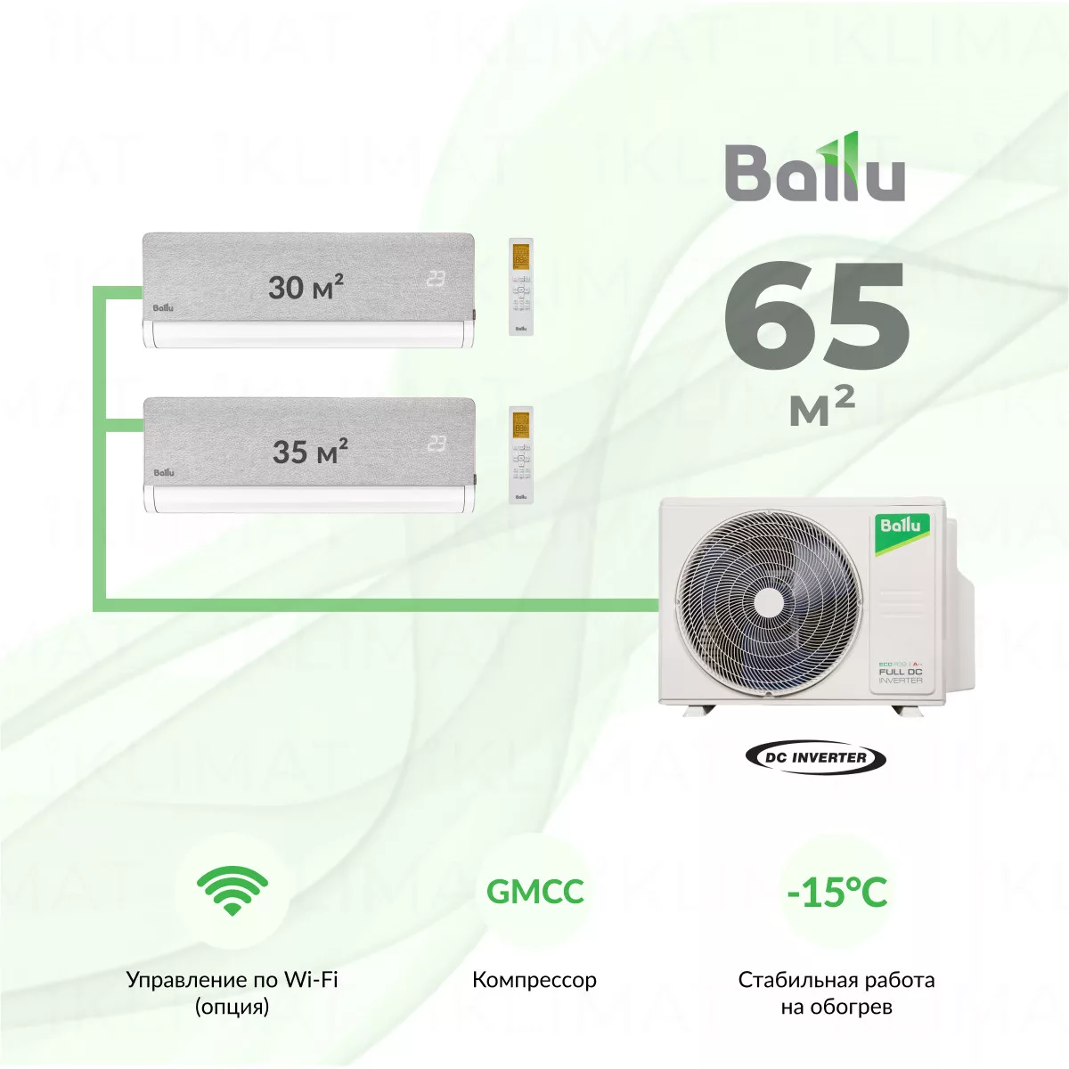 Ballu BM3OI-FM/out-21HN8_V1/EU + BSNI-FM/in-10HN8_V1/EU + BSNI-FM/in-13HN8_V1/EU Фото №0