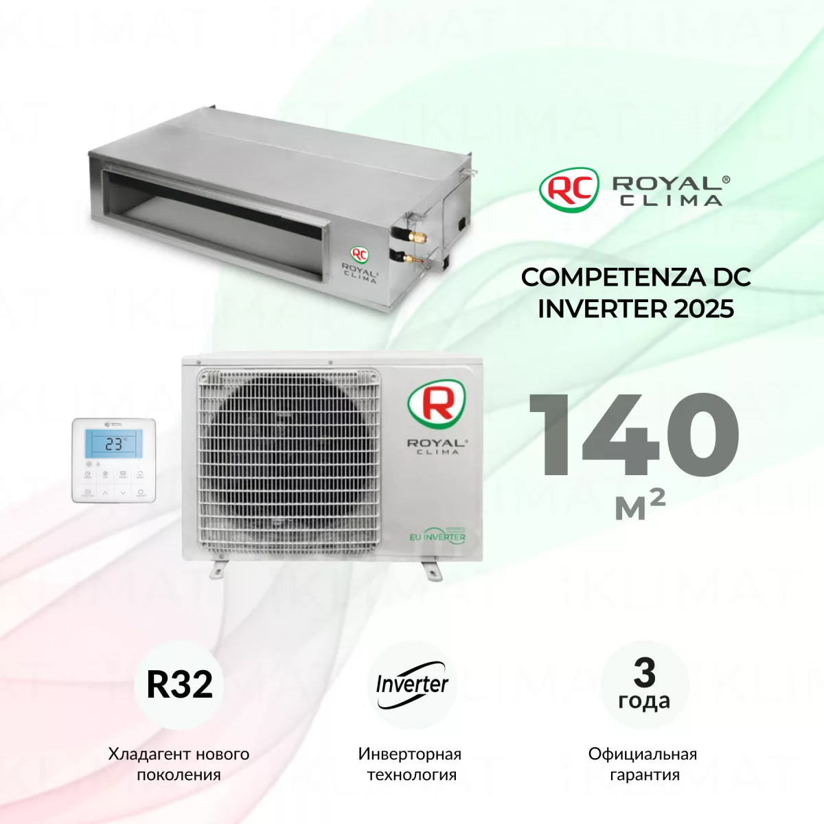 ROYAL CLIMA COMPETENZA DC Inverter CO-D 48HNDI/CO-E 48HNDI Фото №0
