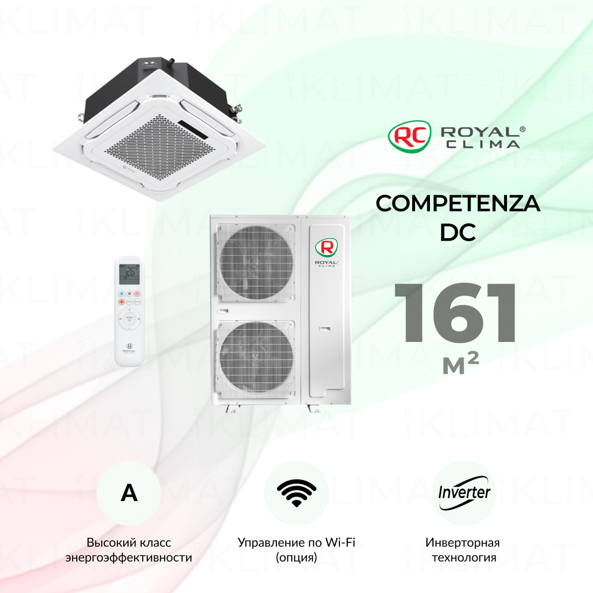 ROYAL CLIMA COMPETENZA DC Inverter CO-4C 60HNDI/CO-4C/pan 8D2/CO-E 60HNDI Фото №0