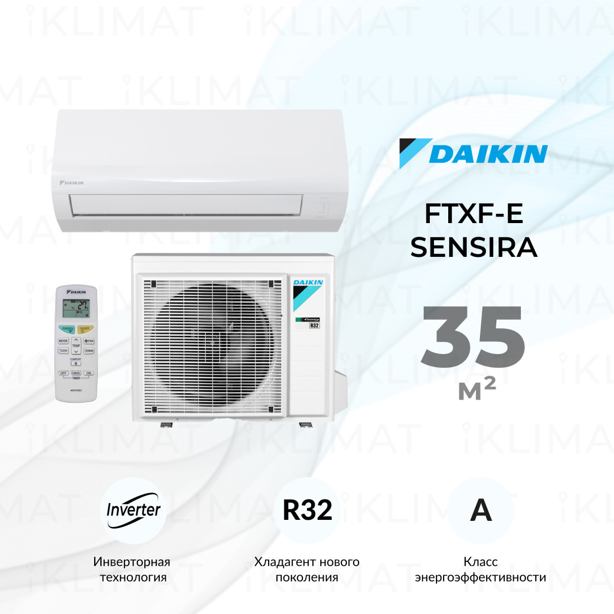 Daikin FTXF-E Sensira FTXF35E/RXF35E Фото №0