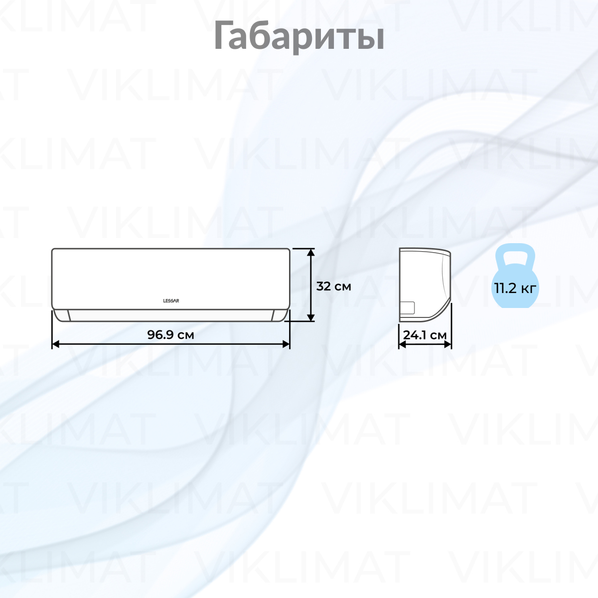 LESSAR Блок внутренний LS-MHE18KCE2B Фото №1