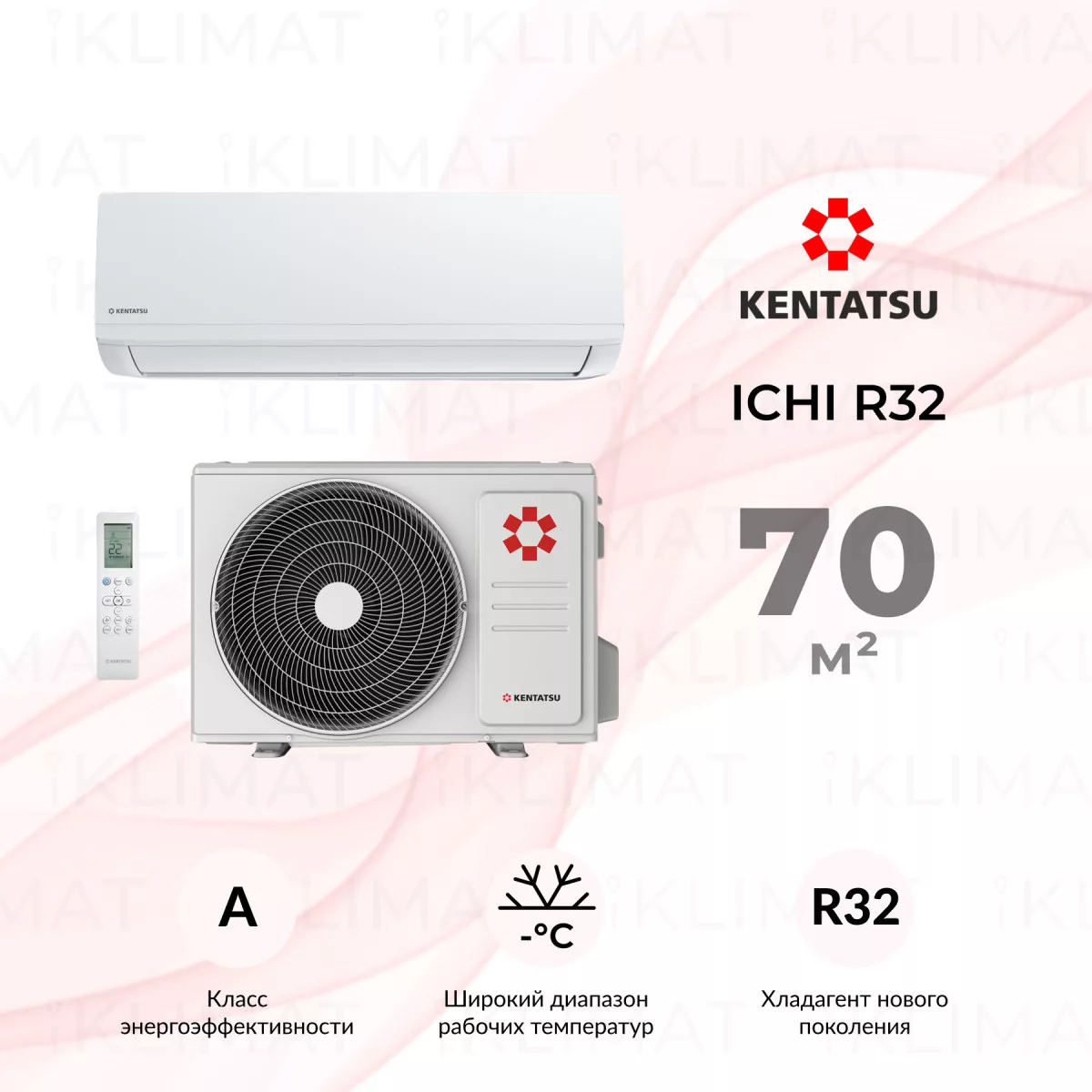 Kentatsu ICHI R32 KSGI70HFRN1/KSRI70HFRN1 Фото №0