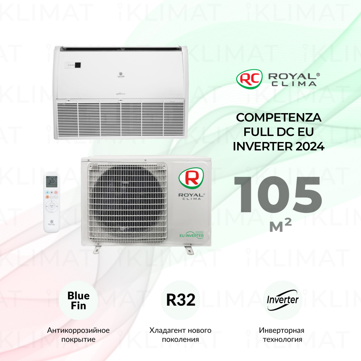 ROYAL CLIMA COMPETENZA FULL DC EU Inverter CO-F 36HNCI/CO-E 36HNCI Фото №0