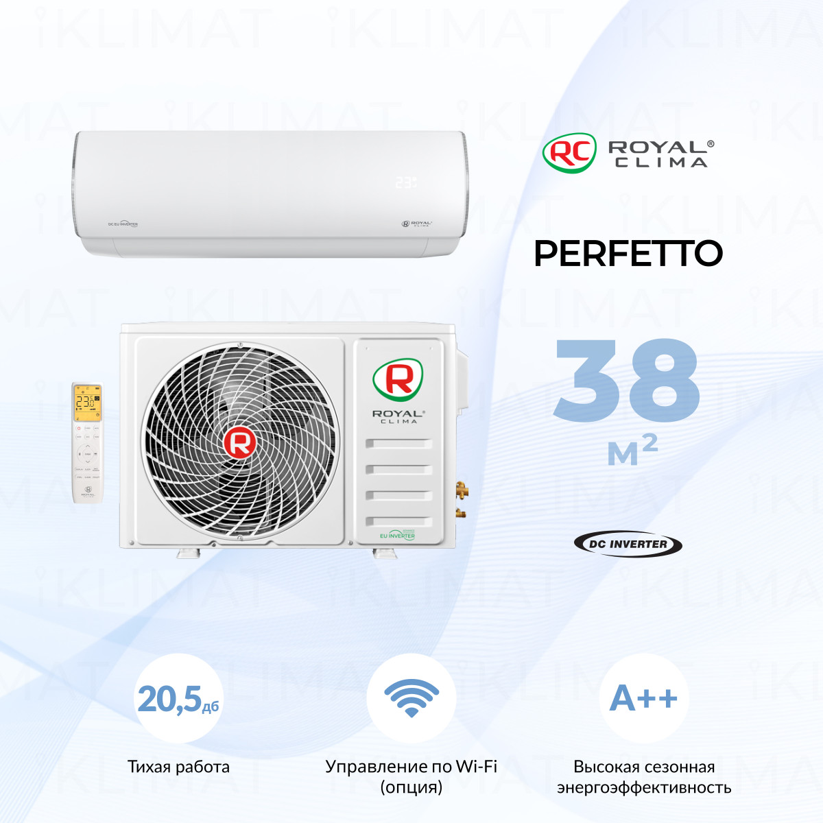 ROYAL CLIMA PERFETTO DC EU Inverter RCI-PFC40HN Фото №0