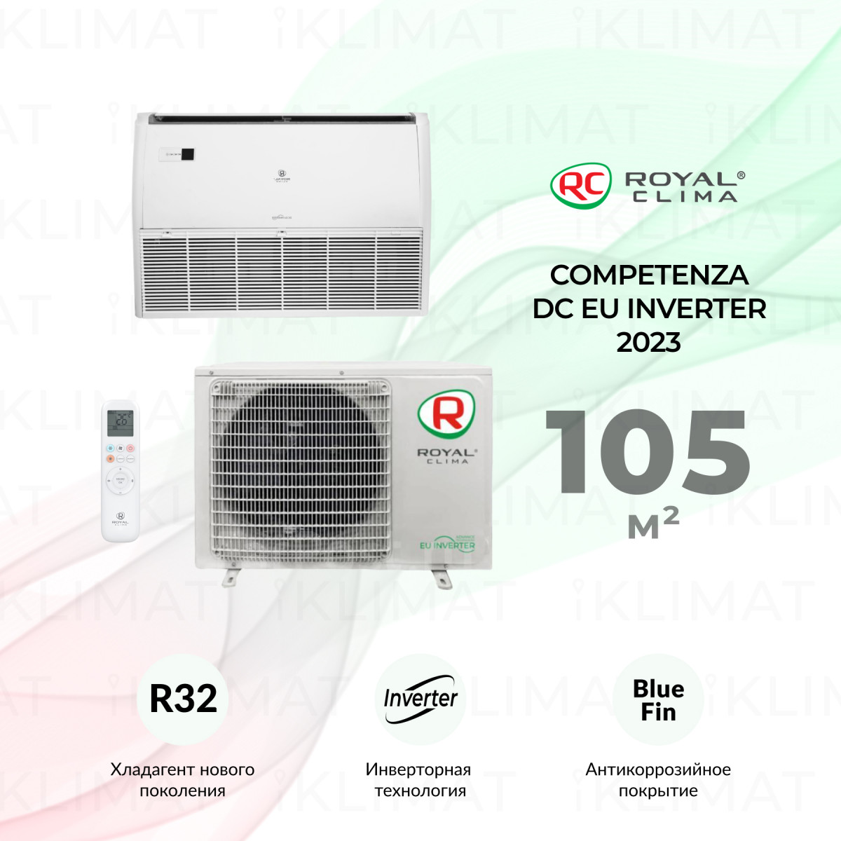 ROYAL CLIMA COMPETENZA Inverter CO-F 36HNBI/CO-E 36HNBI Фото №0