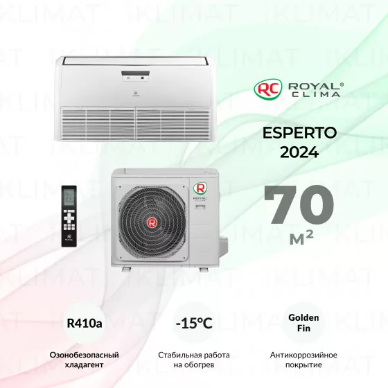 ROYAL CLIMA ESPERTO ES-F 24HRCX/ES-E 24HCX Главное фото