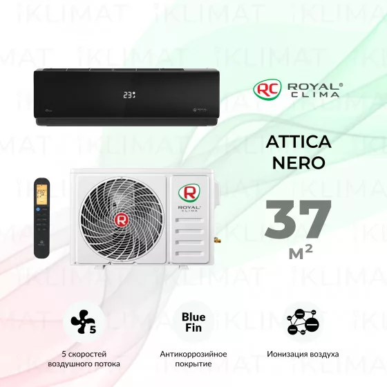 ROYAL CLIMA ATTICA NERO RC-AN35HN Главное фото