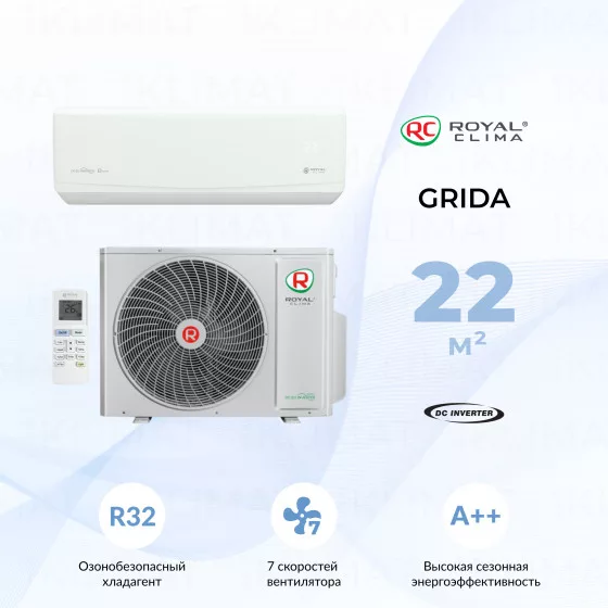 ROYAL CLIMA GRIDA DC EU Inverter RCI-GR22HN Главное фото