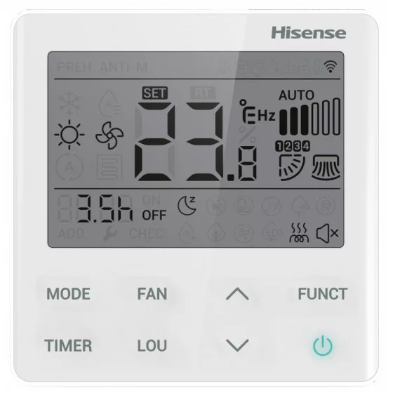 Hisense Индивидуальный проводной пульт YXE-E01U(E) YXE-E01U(Е) Второе фото