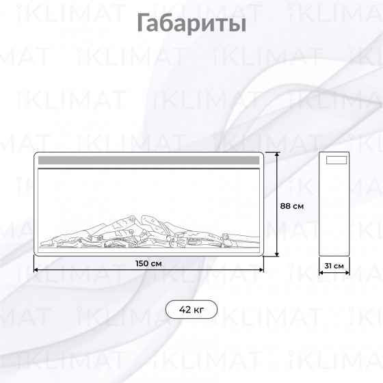 Electrolux Линейные каминокомплекты set EFP/P-3620LS+California 36 L Второе фото