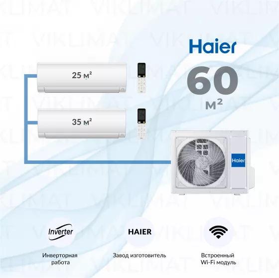 Haier FLEXIS Super Match 3U70S2SR5FA + AS25S2SF3FA-W + AS35S2SF3FA-W Главное фото