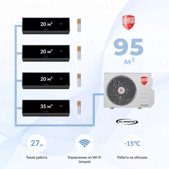 Royal Thermo RTFMO/out-32HN8 + 3*RTFMI/in-07HN8/black + RTFMI/in-12HN8/black Главное фото